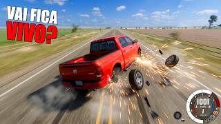 Qual a chance de SOBREVIVER? De 0 a 1000 km/h em 1 SEGUNDOS!