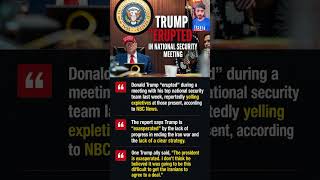 Trump Reportedly "Erupted" During National Security Meeting Over Iran War | NBC News Report