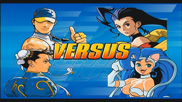 Capcom Fighting Evolution Yun and Chun-Li arcade mode