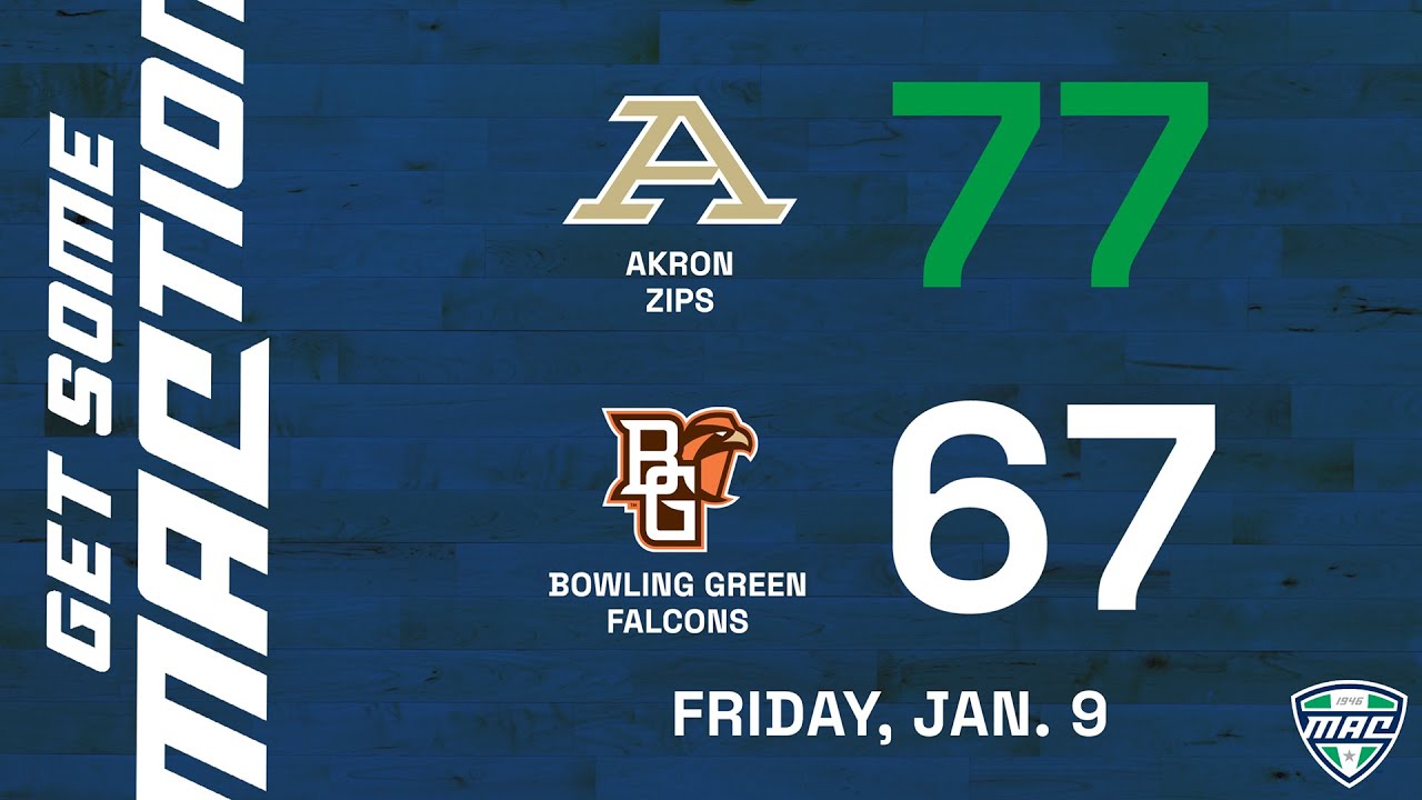 MBB Condensed Game: Akron 77, Bowling Green 67 | 1.9.26