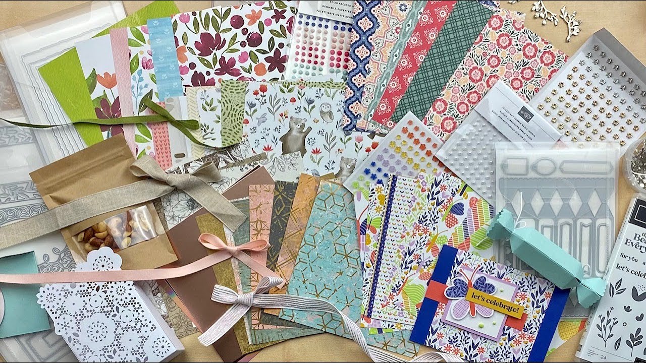 👀 NEW!! Stampin’ Up! Unboxing: 2022 Annual Catalog Part 2 ~ Designer Paper, Ribbon, & MORE!