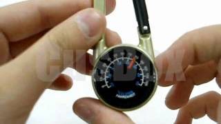 3 in 1 Liquid-Filled Carabiner Compass with Thermometer #50231