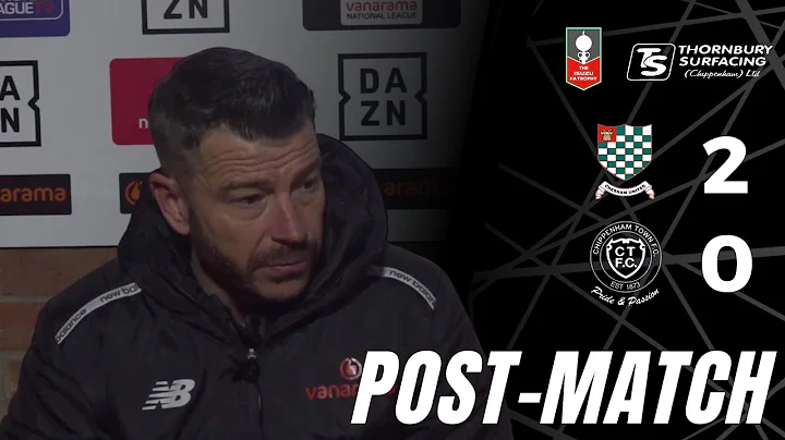🎤 𝗣𝗼𝘀𝘁-𝗠𝗮𝘁𝗰𝗵 | Gary Horgan on 2-0 defeat to Chesham United in the ISUZU FA Trophy