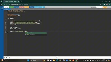 Tutorial Membuat Kalkulator Sederhana Menggunakan Bahasa Pemrograman C++