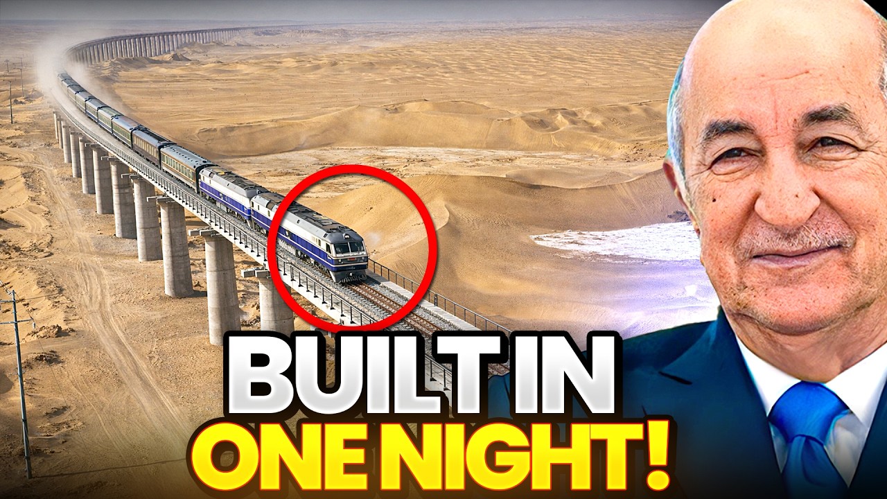 Still from Algeria's New 950KM Iron Railway Was Built Overnight