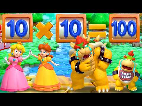 Mario Party Switch Lucky Team Battles – Peach & Daisy vs Bowser & Bowser Jr. (4K UHD)