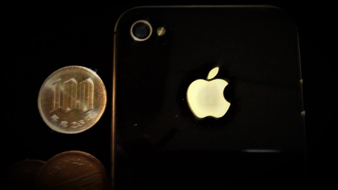 [iphone magic] a coin comes out from iphone.【iphoneマジック】iphoneからコインが出て来
