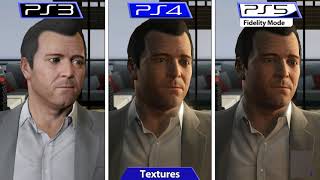 Grand Theft Auto V ➤ PS3 - PS4 - PS5 ➤ Graphics Comparison / Сравнение графики