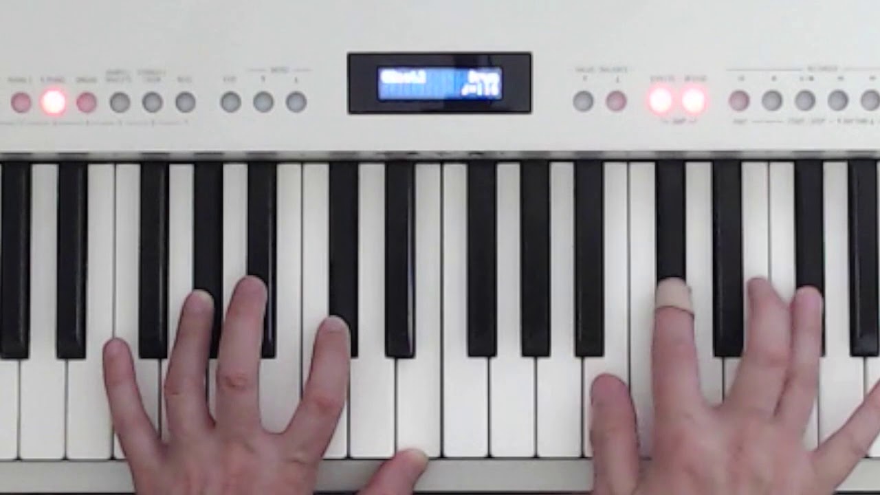 One hand riff Africa (Toto) A little exercise YouTube