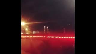 Keren uji coba bridge fountain di banjir kanal barat kota Semarang . Semarang Sekarang