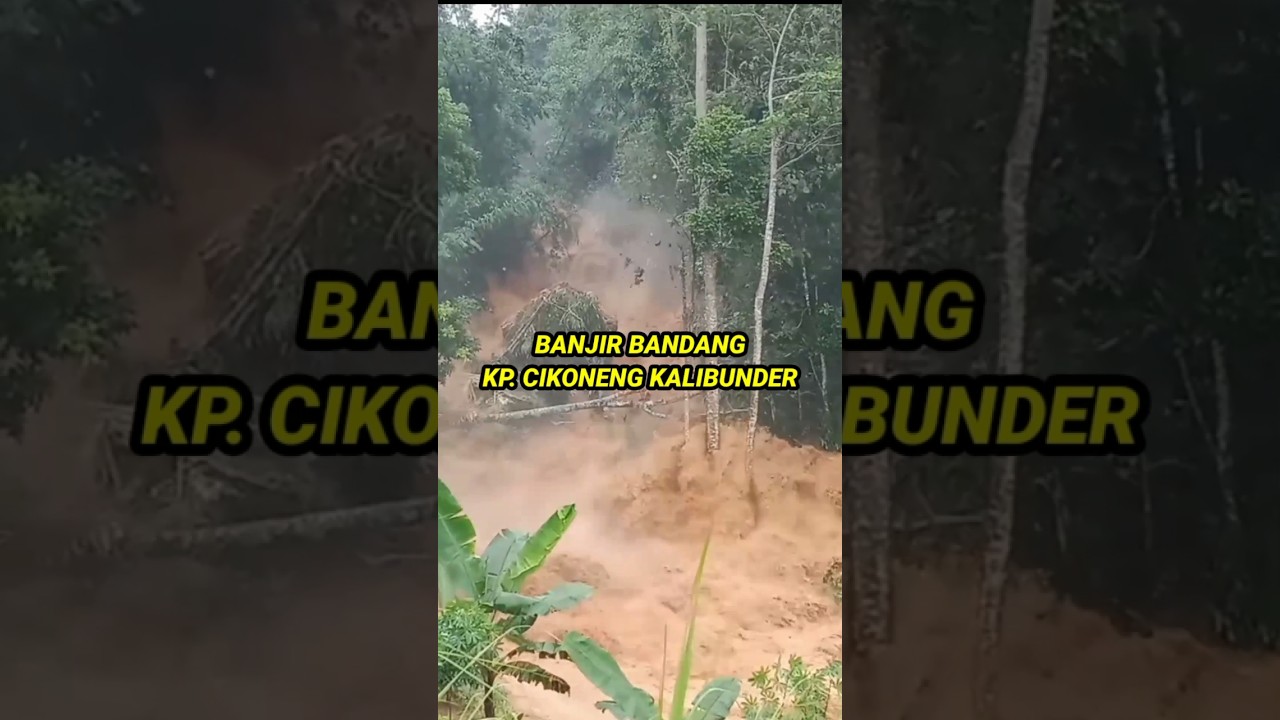 Baru kali ini terjadi banjir di kp. Cikoneng kalibunder