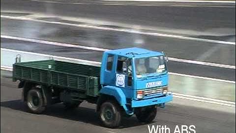 Truck with ABS installed