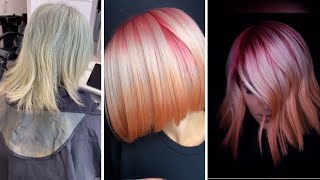 Amazing Hair Transformation | Hair Color for Short Hair &amp; Short Hairstyle 2021