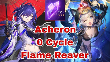 [ Honkai Star Rail ] Acheron & Cipher Memory of Chaos 12 | MOC 12 | 0 Cycle Both Sides 