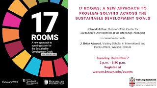 John McArthur — 17 Rooms: A New Approach to Problem-Solving Across the Sustainable Development Goals