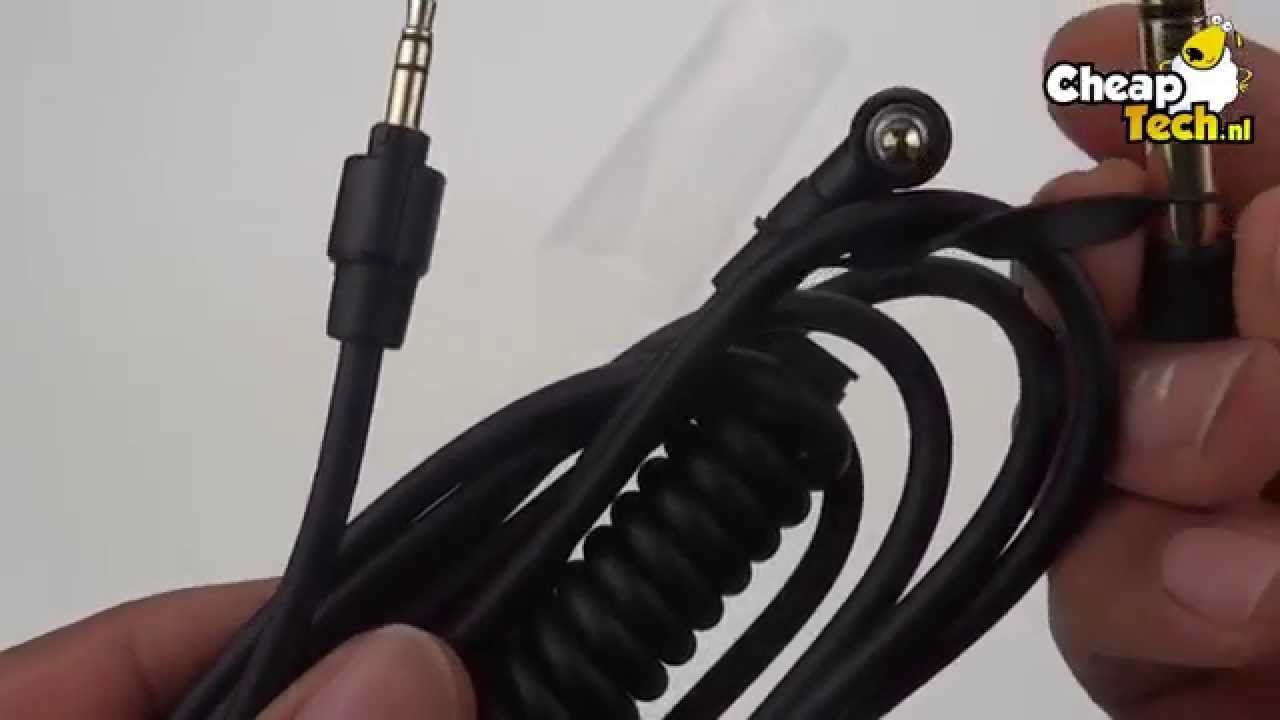 4.2 mm coiled cable with 3.5 mm twist lock plug