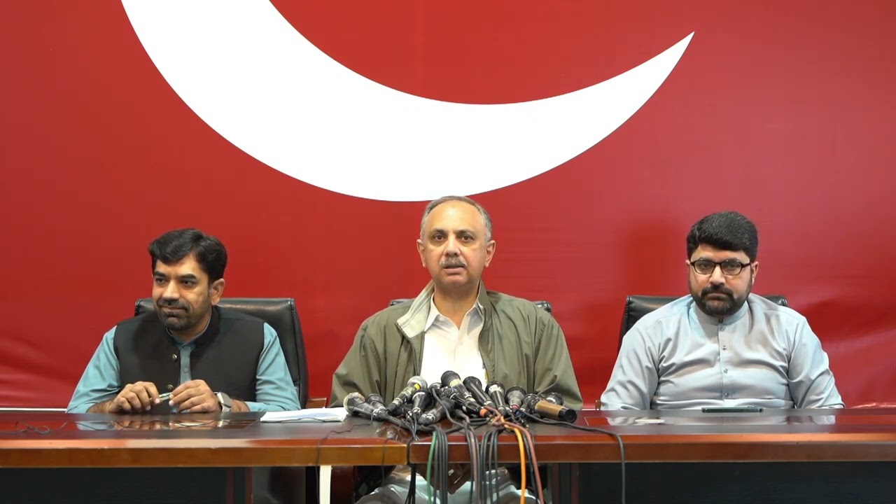 PTI SG Omar Ayub Khan Important Press Conference in Islamabad