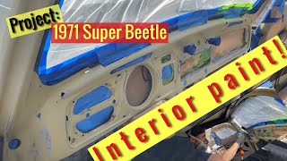 Project 1971 Super Beetle Interior Paint.