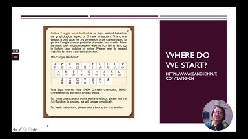 May Chan lo see - Cangjie typing Lesson 1 (A B C D E)