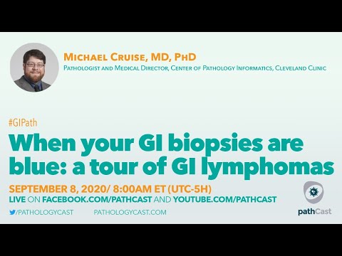 When your GI biopsies are blue: a tour of GI lymphomas - Dr. Cruise (Cleveland Clinic) #GIPATH