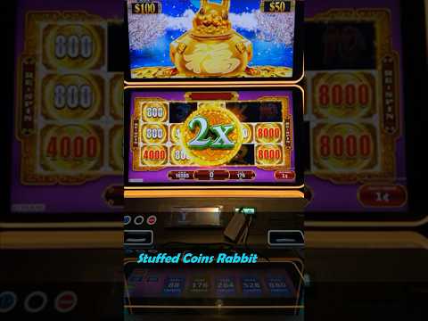 Big Coin Feature BIG WIN in Stuffed Coins Rabbit at Yaamava Casino #shinobislots #shorts #shortfeed
