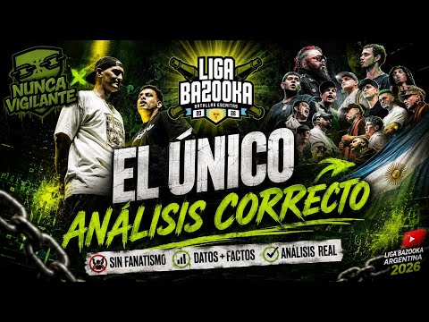 GUSTAVO RAMOS AND MARKITOS LOOKING AT THE LIGA BAZOOKA ARGENTINA NACIONAL 2026 FLYER - #NUNCAVIGI...