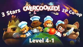 Overcooked Level 4-1 | 2 Player Co-op | 3 Stars