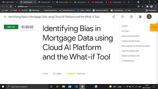 Identifying Bias in Mortgage Data using Cloud AI Platform and the What-if Tool | Qwiklabs [GSP709]