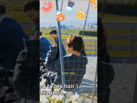 Jungkook Plays On The Swing And Hyungs S Reactions Shorts Bts Jungkook 