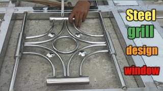 latest window grill design || stainless steel window grill