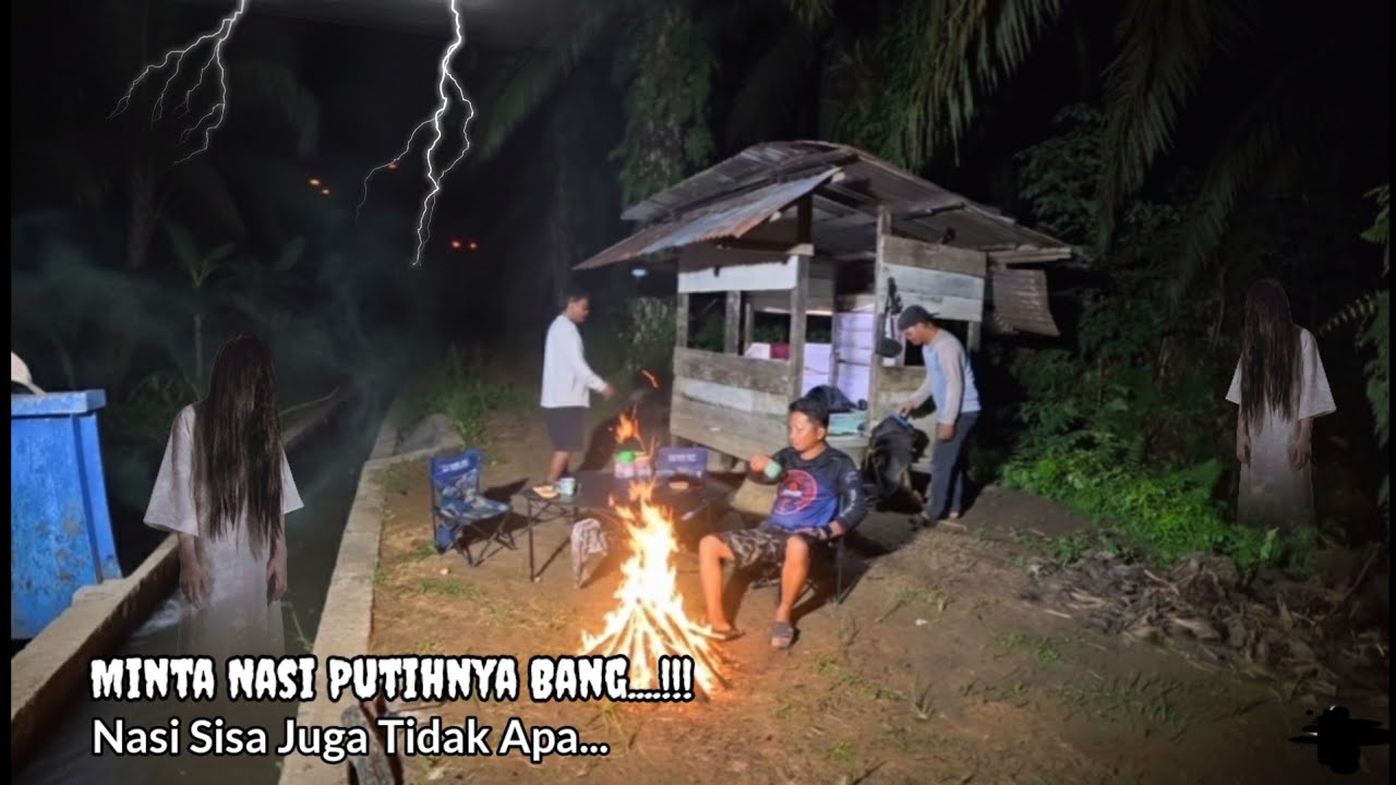 Horror..!! mengerikan?..Penampakan di pondok yang kami huni, Relaxing Rain Sound