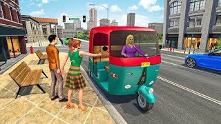 Tuk Tuk Rickshaw Simulator 2026 - Passenger Pickup & Drop Offroad Driving - Android Gameplay screenshot 4