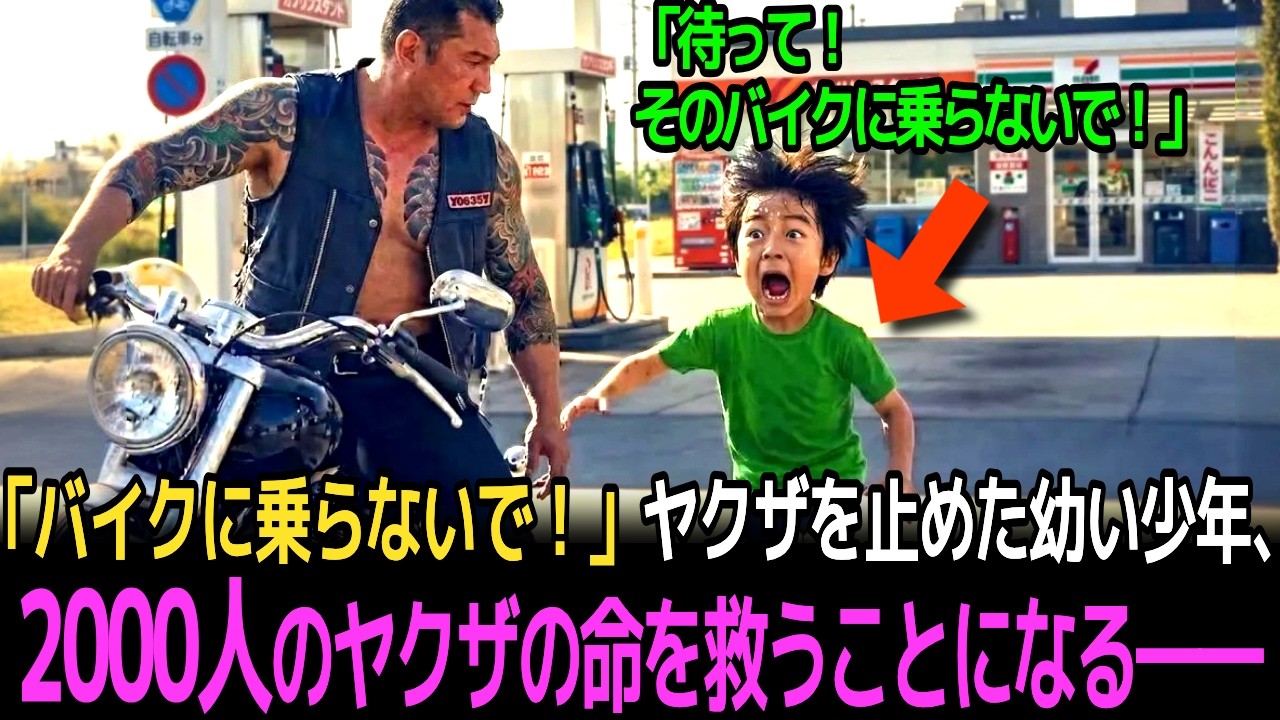 「バイクに乗らないで！」ヤクザを止めた幼い少年、2000人のヤクザの命を救うことになる――【感動する話】| ドラマ | シニアライフ | オーディオブック | 感動ストーリー |