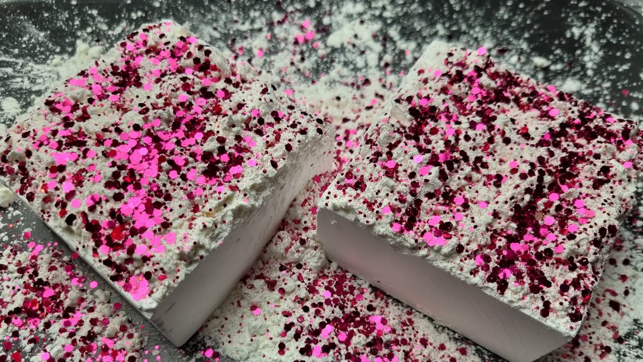 Fresh Gym Chalk Blocks @homeofstrength topped with Cornstarch & Glitter ...