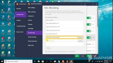 How to block web sites using Avast Anti Virus software