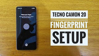 Tecno camon 20 fingerprint setup.