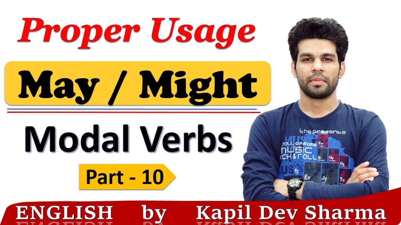 Use of MAY and MIGHT Modal Verbs Competitive & Spoken English by Kapil ...