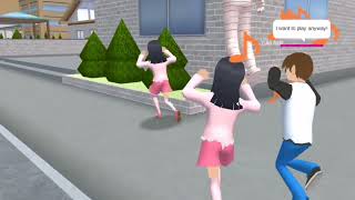 Mio Yuta Panicked When CCTV Recorded Giant Monster on little Boy Home 😱 | Sakura School Simulator