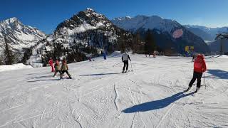 Skiing Courmayeur, Italy! (Blue Run  6)
