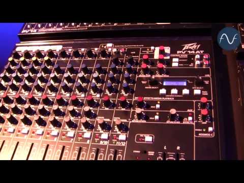 [NAMM] Peavey Auto-Tune Mixers