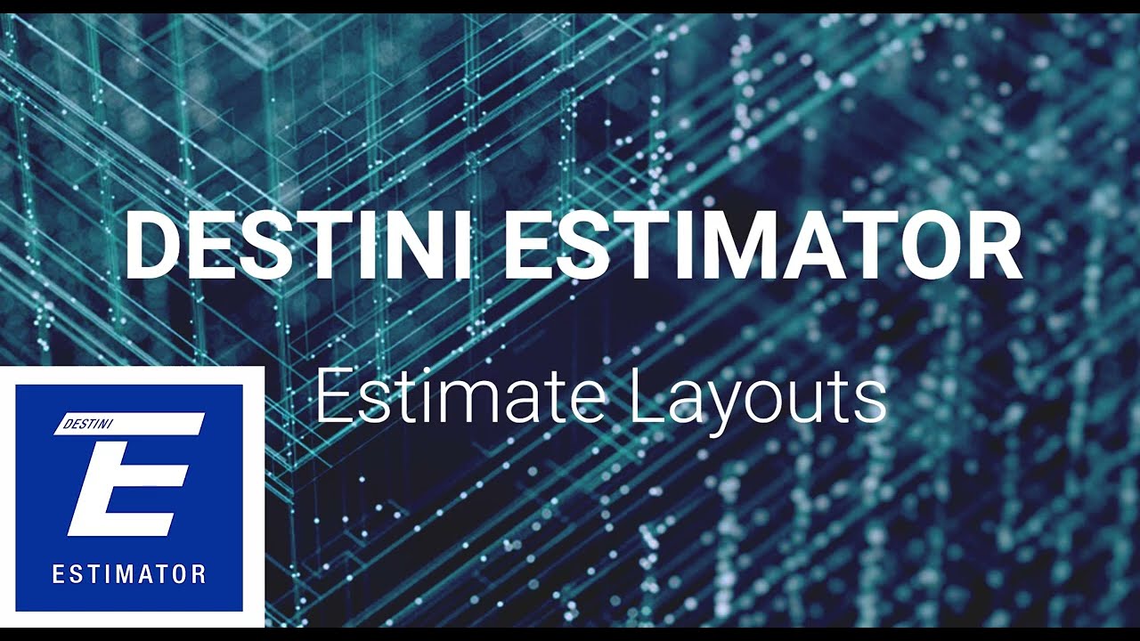 Estimate Layouts in DESTINI Estimator