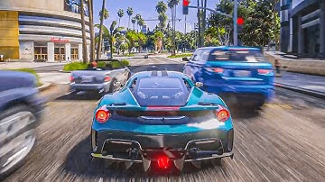 GTA 5 Next Gen Graphics Improvments w/ Enhanced Vegetation - 2023 Gameplay Ray Tracing MOD