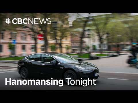 Tesla driver ticketed for sleeping at the wheel | Hanomansing Tonight
