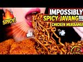 ASMR Fire Spicy Black Bean Noodles + Crispy Fried Chicken, Eating Sounds @Jane_asmr