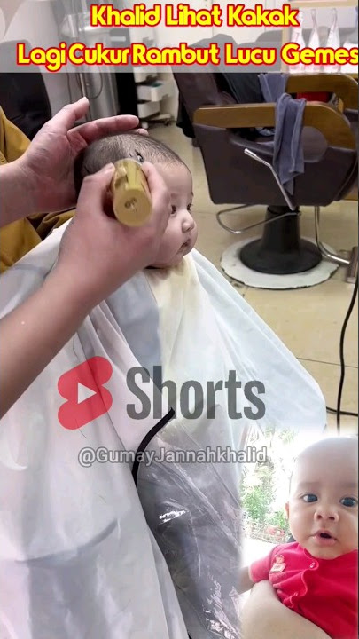 Cukur rambut anak kecil ✔️ gemesin lucu😄😉🧸#cukurrambutbayi  #bayilucu #shortsvideo #imut #gemesin