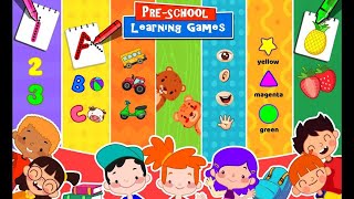 ABC, Numbers, Colors & More! | Kids Preschool Learning Games #learningthroughplay #kidsgames #abcd screenshot 4