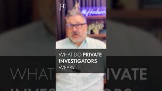 What do private investigators wear? #question #behindthescene #fyp #interview