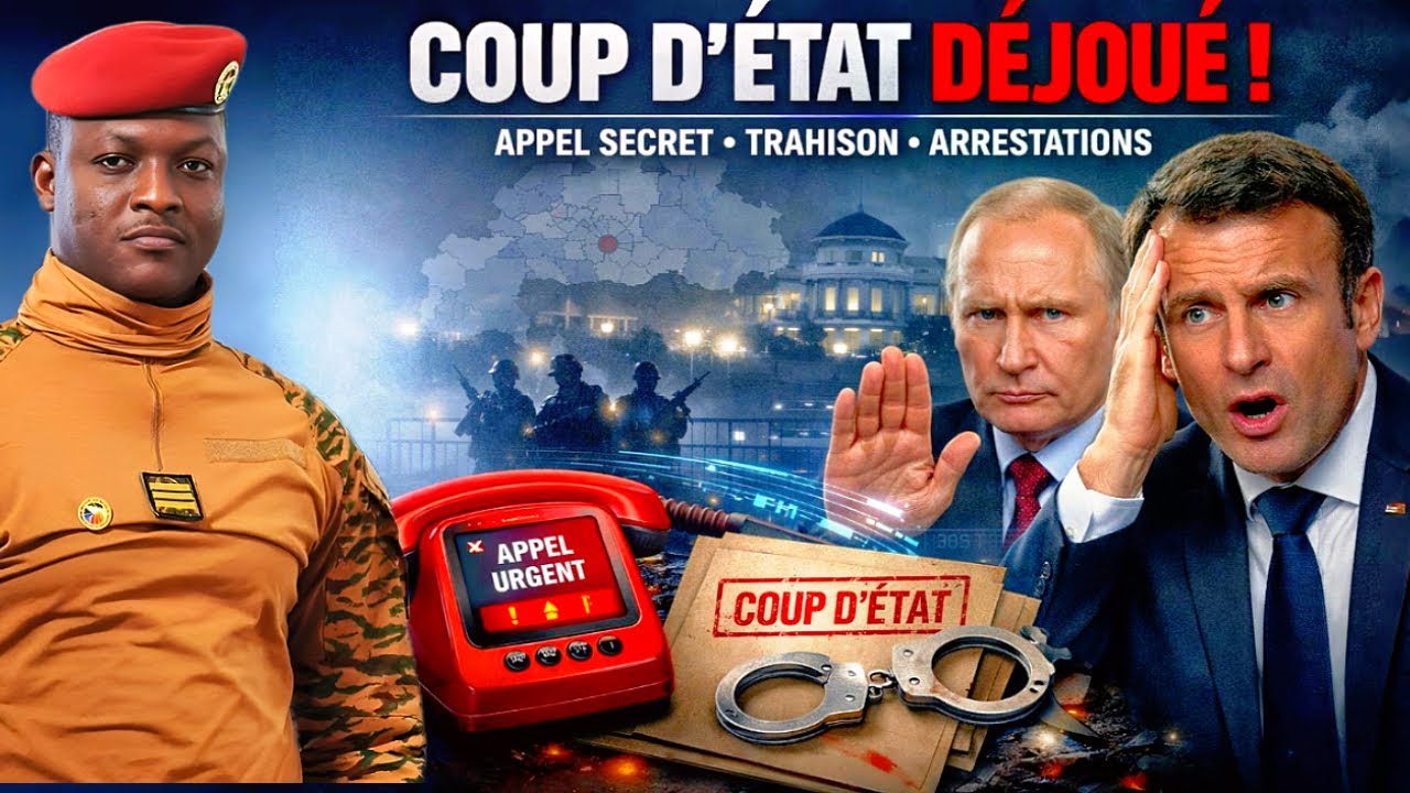 Ibrahim Traoré : Coup d’État déjoué en 72h… l’appel qui lui sauve la vie !
