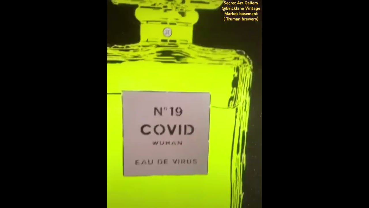 Secret Art Gallery @ Bricklane vintage market, in the basement of the Truman Brewery