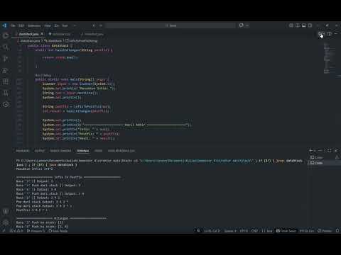 Demo Stack Menggunakan Bahasa Pemrograman Java